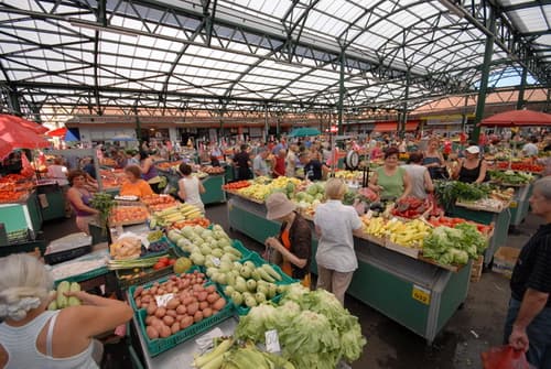 Belgrade green market prices